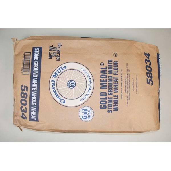 Gold Medal Stone Ground White Whole Wheat Flour 50lbs